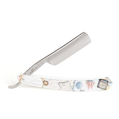 Thiers Issard St. Jacques Sheep and Wolf Straight Razor 5/8", White Resin Straight Razor Thiers Issard 