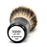 H.L. Thater 4125 Series Fan-Shaped Silvertip Badger Shaving Brush with Black Handle, Size 1 Badger Bristles Shaving Brush Heinrich L. Thater 