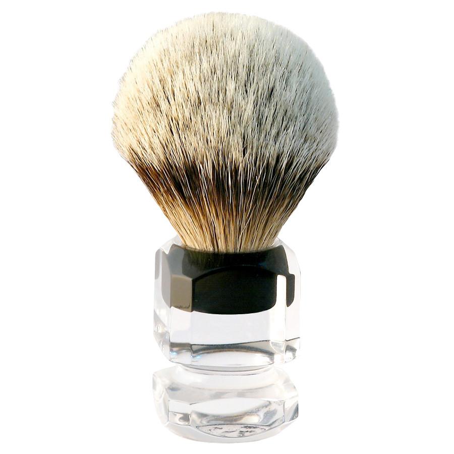 H.L. Thater 4376 Series Silvertip Shaving Brush with Two-Tone Handle, Size 4 Badger Bristles Shaving Brush Heinrich L. Thater 