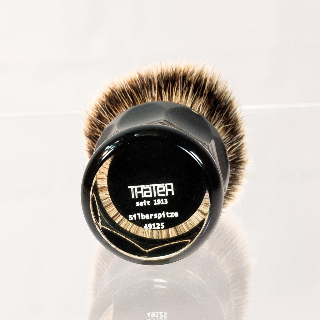 H.L. Thater 49125 Series Silvertip Shaving Brush with Two-Tone Handle, Size 4 Badger Bristles Shaving Brush Heinrich L. Thater 