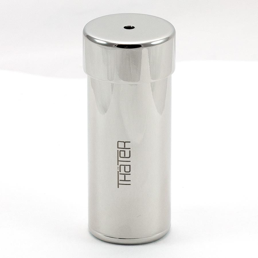 H.L. Thater 5068 Series Silvertip Shaving Brush in Brass Travel Case Badger Bristles Shaving Brush Heinrich L. Thater 