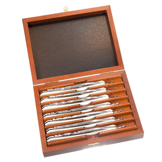 Thiers Issard "Bijou De France" 7 Day Straight Razor Limited Editions Straight Razor Thiers Issard Set with Case 