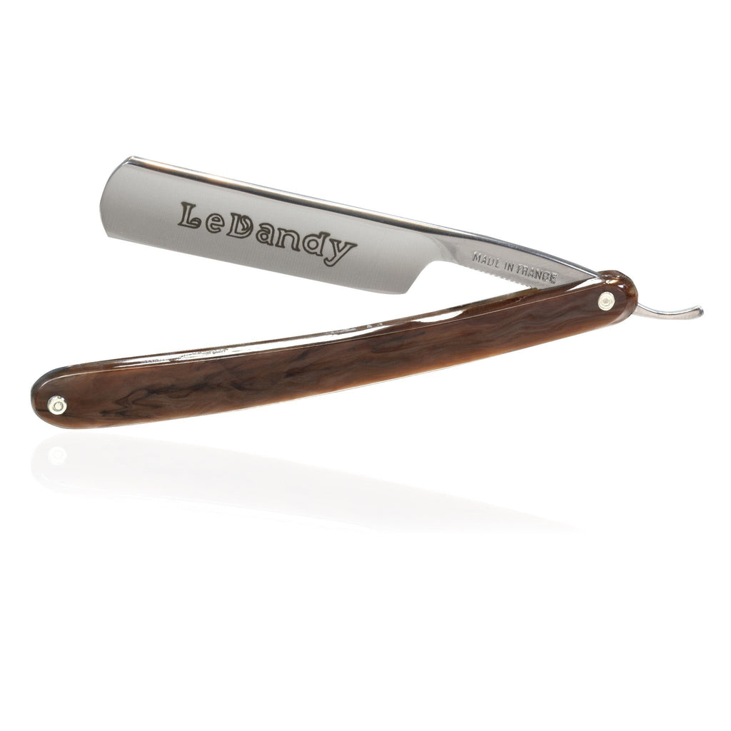 Thiers Issard Le Dandy Straight Razor 5/8", Faux Veined Wood Handle Straight Razor Thiers Issard 