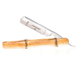 Thiers Issard Chatellerault Straight Razor 4/8", Bamboo Handle Straight Razor Thiers Issard 