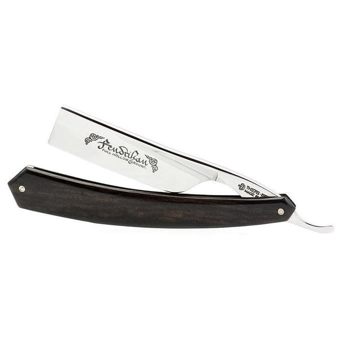 Fendrihan Thiers Issard Square Nose Straight Razor 7/8", Ebony Wood Handle Straight Razor Thiers Issard 