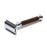 Timor 1365 Closed Comb Safety Razor with Solid Wenge Wood Long Handle Double Edge Safety Razor Timor 