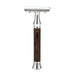 Timor 1365 Closed Comb Safety Razor with Solid Wenge Wood Long Handle Double Edge Safety Razor Timor 