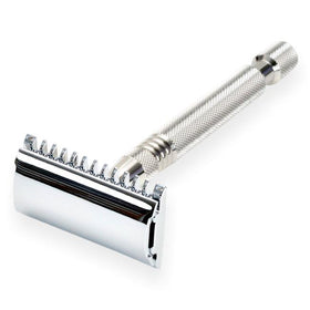 Timor 1325K Open Comb Safety Razor with Solid Stainless Steel Long Han ...