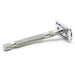 Timor 1325 Closed Comb Safety Razor with Solid Stainless Steel Long Handle Double Edge Safety Razor Timor 