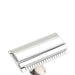 Timor 1364 Closed Comb Safety Razor with Solid Ebony Wood Long Handle Double Edge Safety Razor Timor 