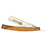 Timor 381 Solingen Crest Straight Razor 6/8", Marblewood Handle Straight Razor Timor 