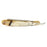 Timor Hamburg Ring Straight Razor 6/8", Blond Horn Scales Straight Razor Timor 