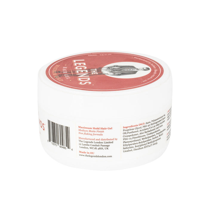 The Legends London Maximum Hold Hair Gel Men's Grooming Cream Other 