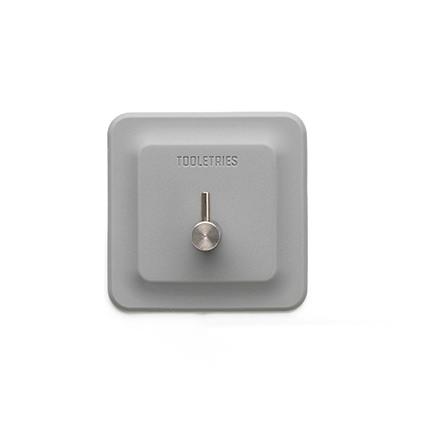 Tooletries The Arnold Reusable Hook Tile Hook Tile Tooletries Grey Silicone 