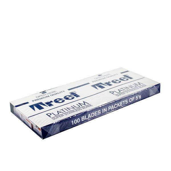 100 Treet Plantinum Super Stainless Double-Edge Safety Razor Blades Razor Blades Treet 