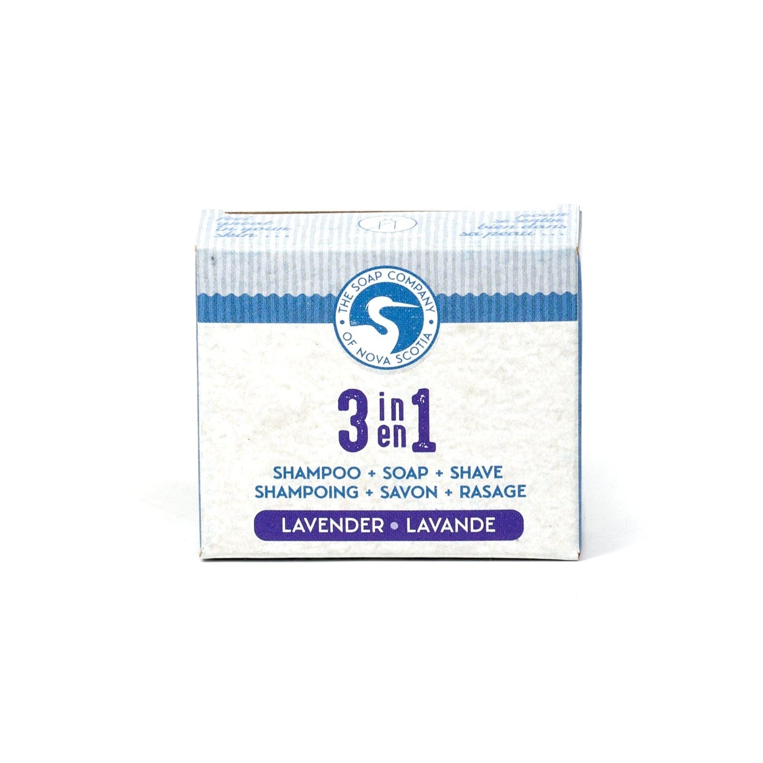 The Soap Company of Nova Scotia 3 in 1 Shampoo, Shave and Soap Bar Body Soap The Soap Company of Nova Scotia Lavender Mini 