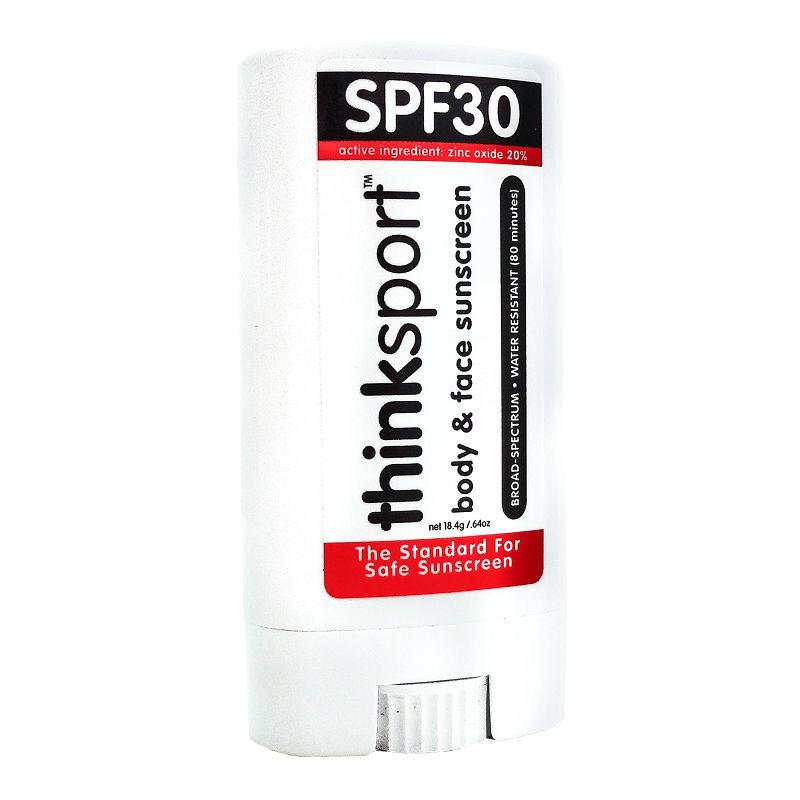 Thinksport Sunscreen Stick, SPF 30 Sun Care Thinksport 