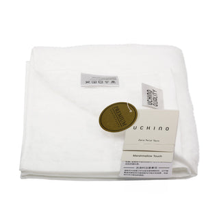 Uchino Premium Marshmallow Touch Zero Twist Yarn Face Towel Towel Uchino White 