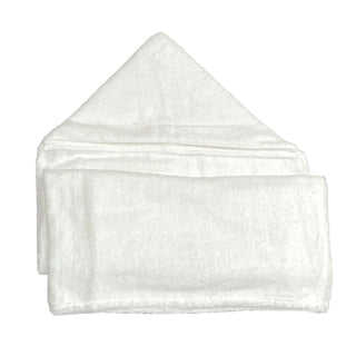 Uchino Marshmallow Hooded Baby Towel, White Towel Uchino 