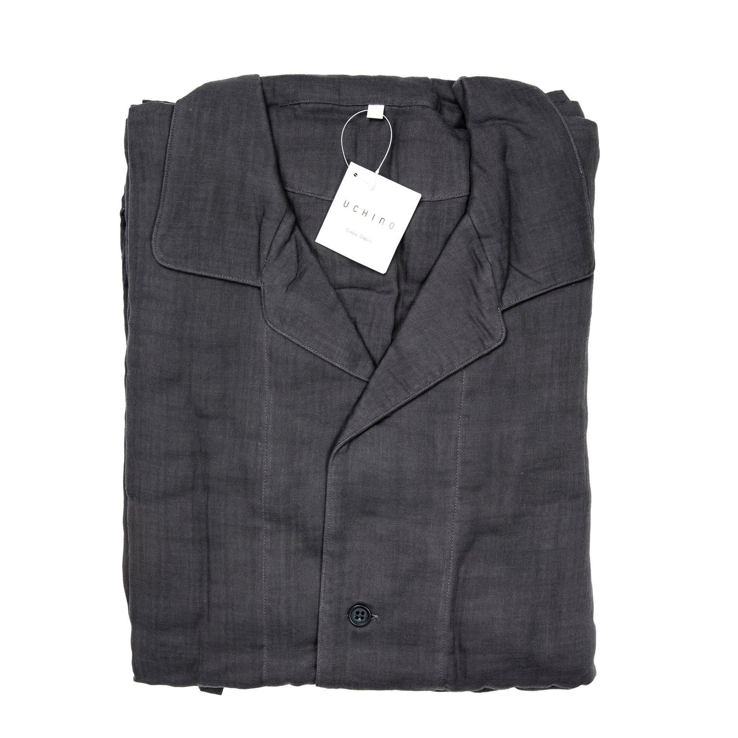Uchino Crepe Gauze Pajamas, Dark Grey Pajamas Uchino 