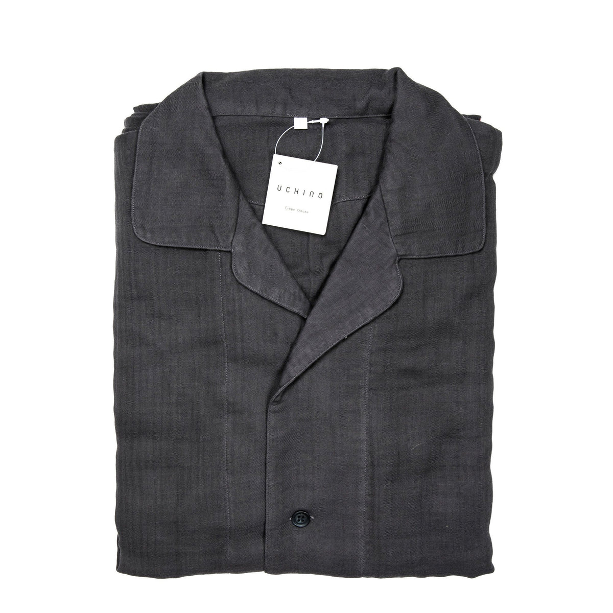 Uchino Crepe Gauze Pajamas, Dark Grey Pajamas Uchino 