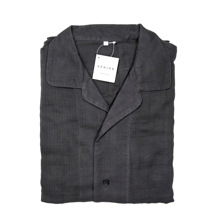 Uchino Crepe Gauze Pajamas, Dark Grey Pajamas Uchino 