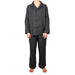 Uchino Crepe Gauze Pajamas, Dark Grey Pajamas Uchino 