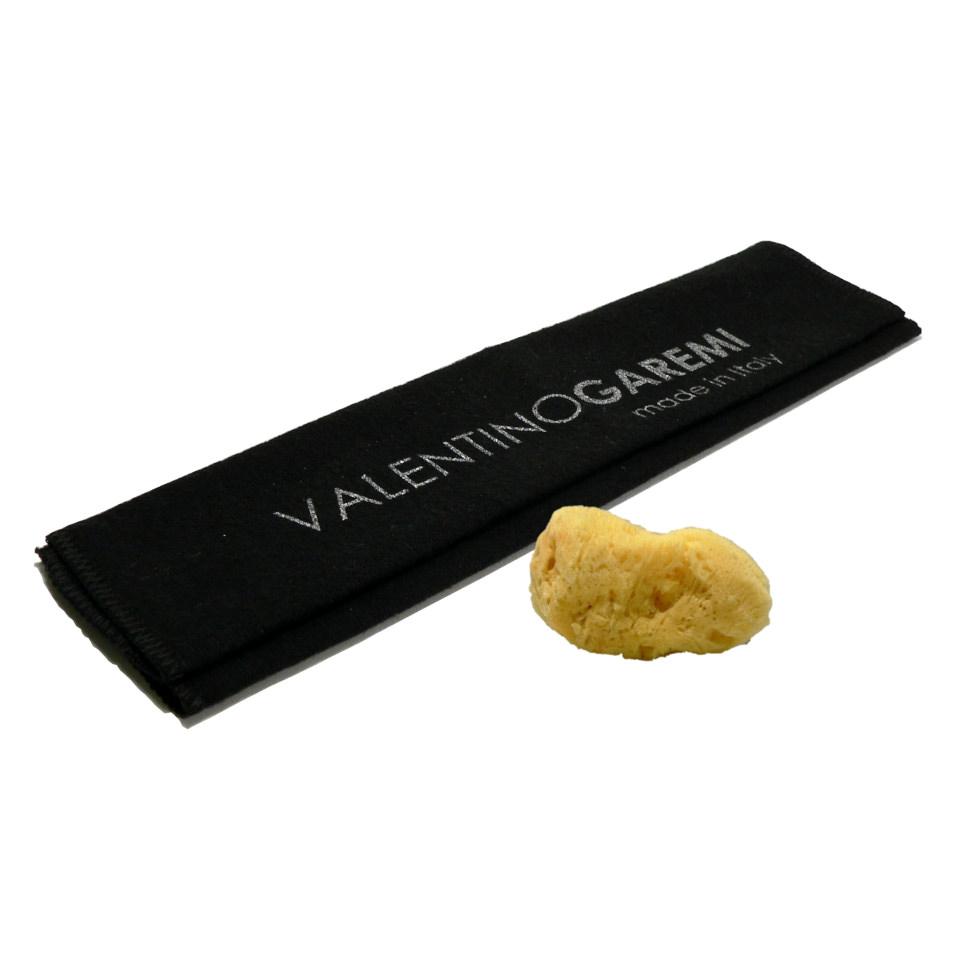 Valentino Garemi Leather Cream Applicator Sponge & Chamois Polishing Cloth Valentino Garemi 