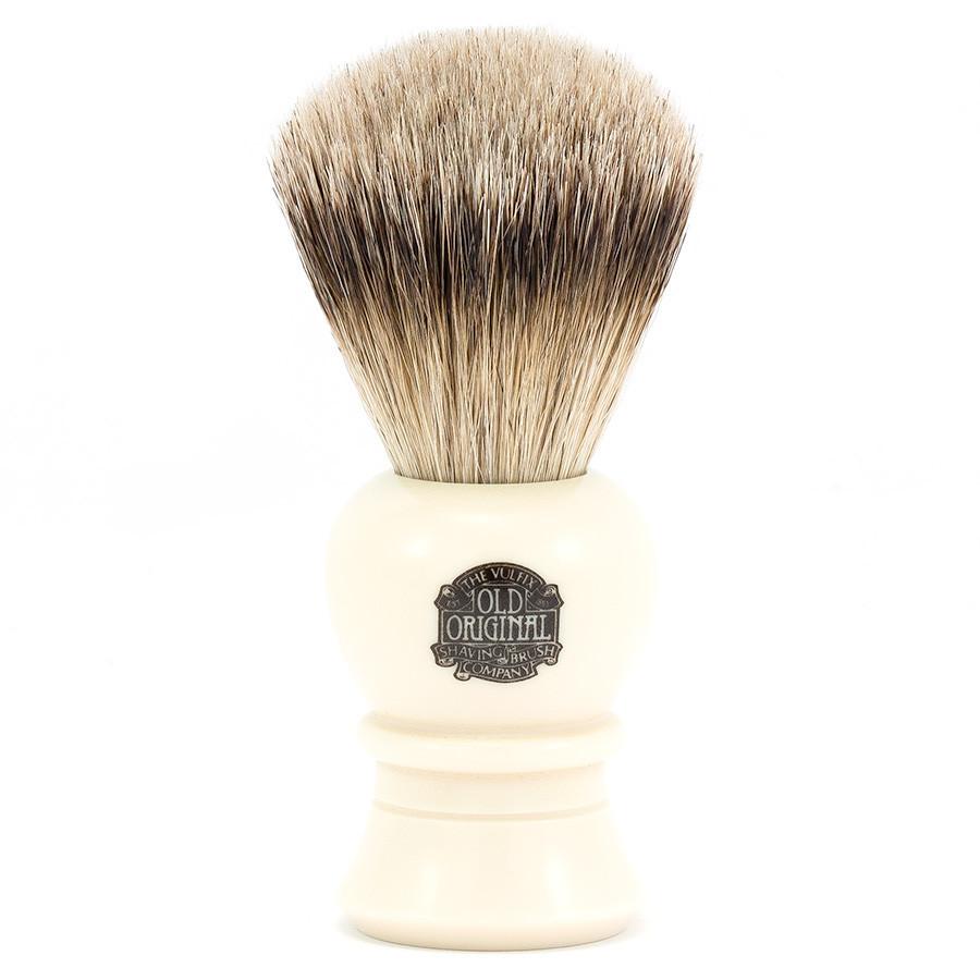 Vulfix 2234 Super Badger Shaving Brush, Faux Ivory handle Badger Bristles Shaving Brush Vulfix 
