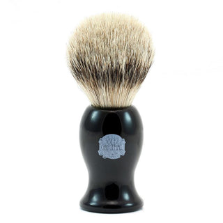 Vulfix 660S Large Super Badger Shaving Brush, Black Handle Badger Bristles Shaving Brush Vulfix 