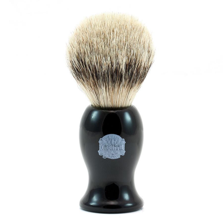 Vulfix 660S Large Super Badger Shaving Brush, Black Handle Badger Bristles Shaving Brush Vulfix 