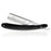 Wacker Old Sheffield Barber's Notch Straight Razor 7/8", Black Horn Handle Straight Razor Wacker 