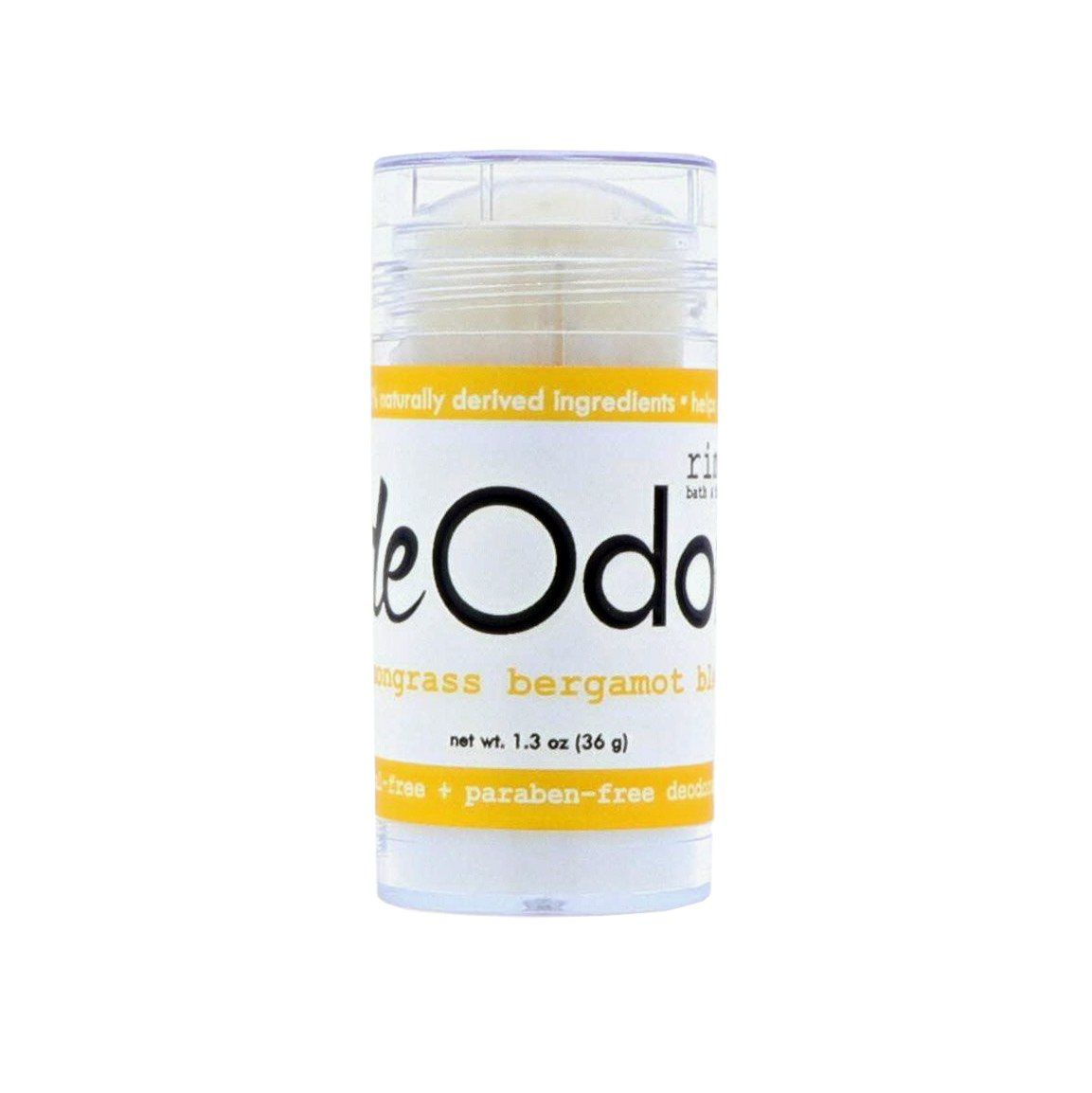 Rinse Bath & Body Co. deOdor Stick Deodorant Rinse Bath & Body Co Lemongrass Bergamot 