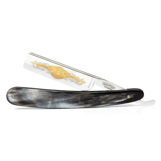 Wacker Allround Spanish Point 5/8” Straight Razor, Buffalo Horn Handle Straight Razor Wacker 
