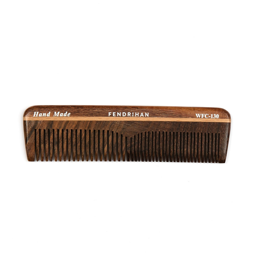 Fendrihan Wooden Double-Tooth Pocket Comb Comb Fendrihan 