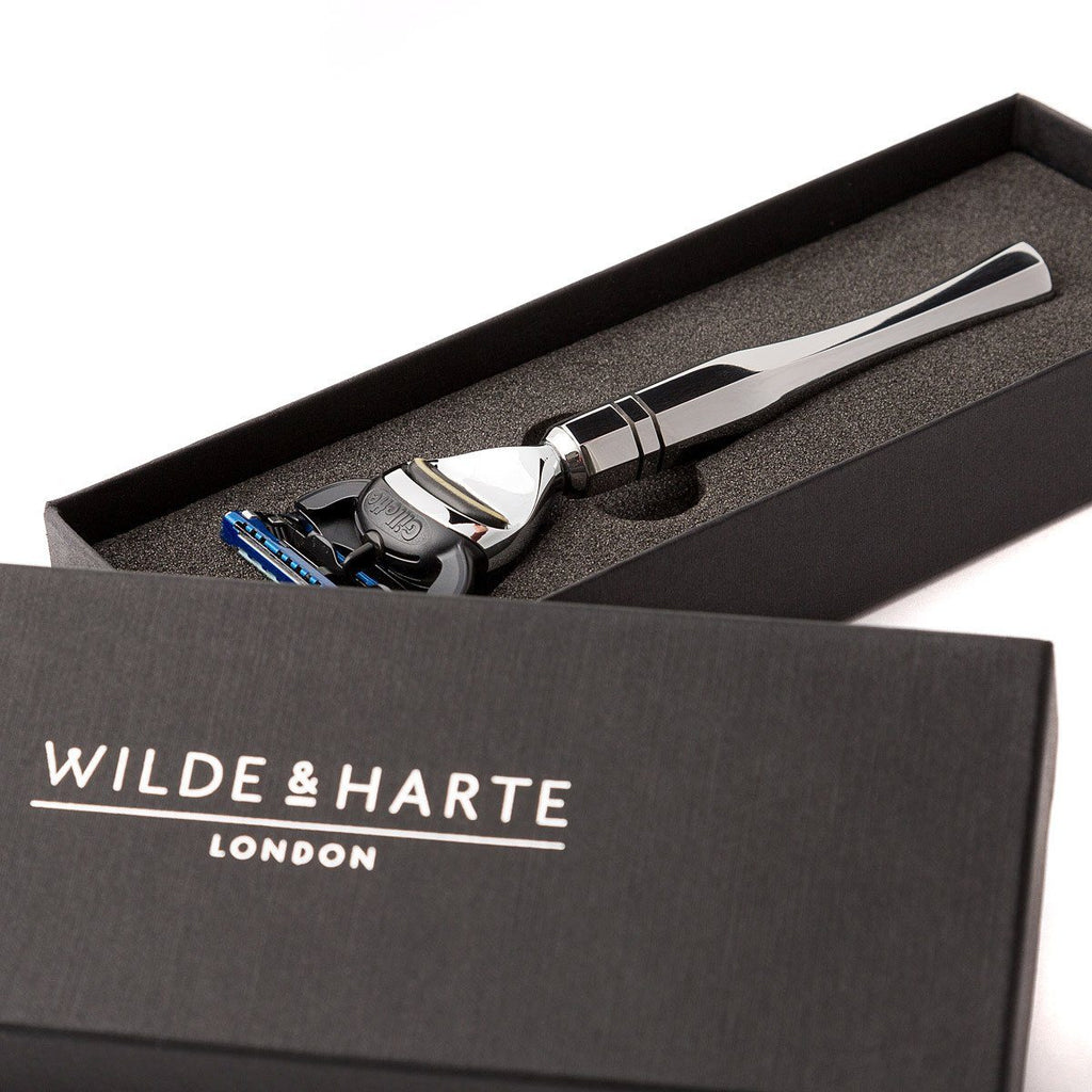 Wilde & Harte Eltham Razor with Gillette Fusion Head Cartridge Type Safety Razor Wilde & Harte 