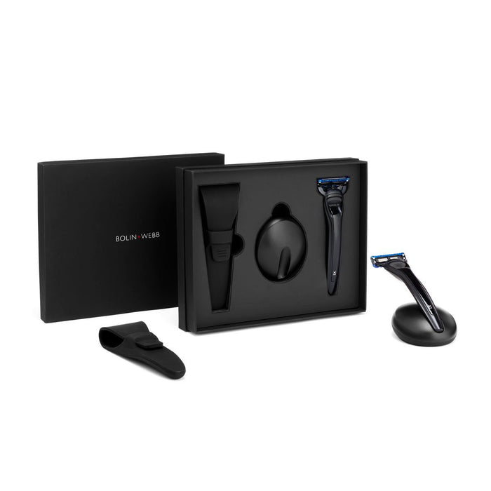 Bolin Webb The Complete X1 Razor Gift Set, Nero Black Shaving Set Bolin Webb 