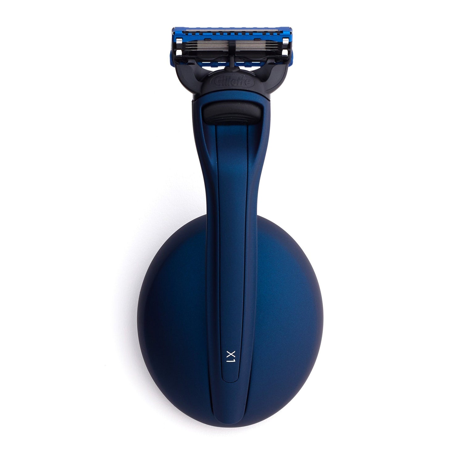 Bolin Webb X1 Matte Blue Razor and Stand Shaving Set Bolin Webb 