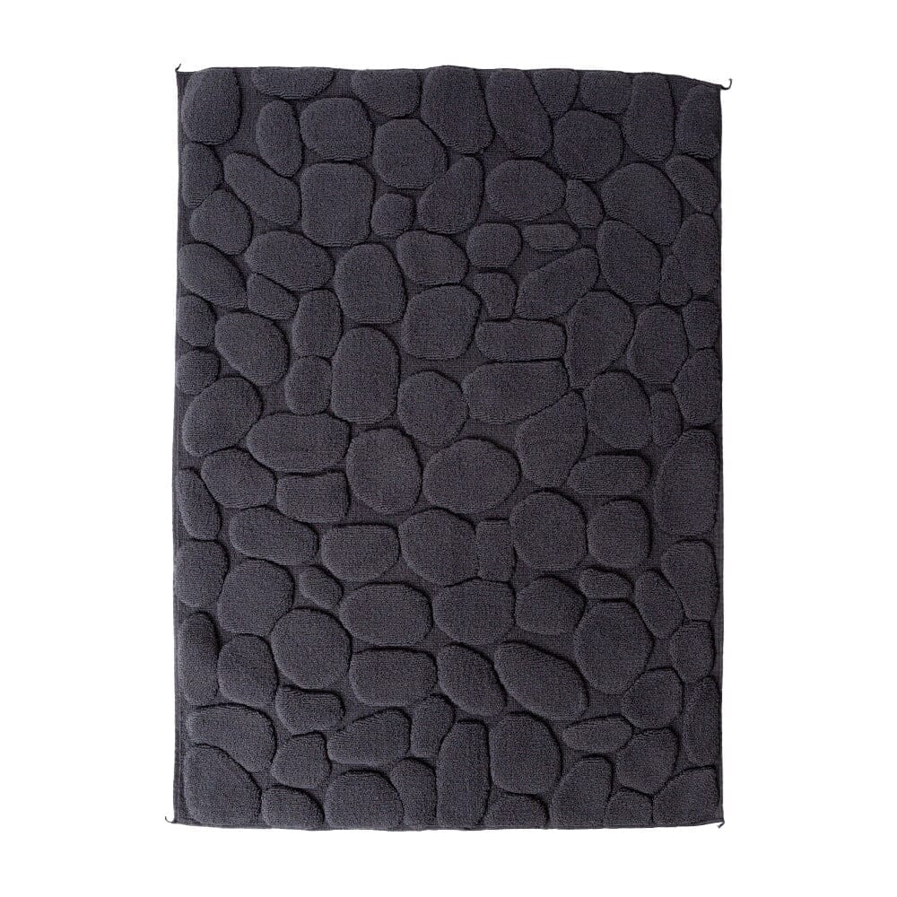 Ishikoro Pebble Bath Mat, Grey Bath Mat Japanese Exclusives 