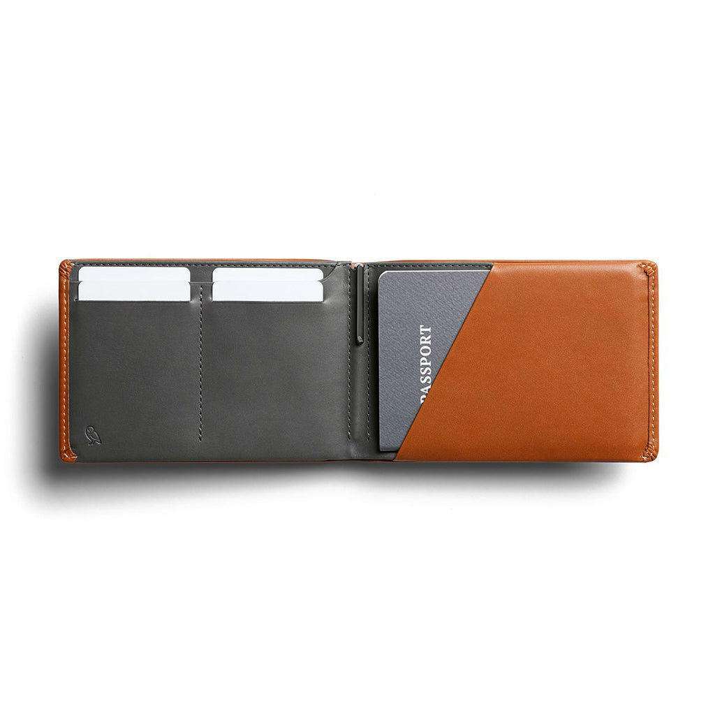 Bellroy Travel Leather Wallet, RFID Leather Wallet Bellroy Caramel 