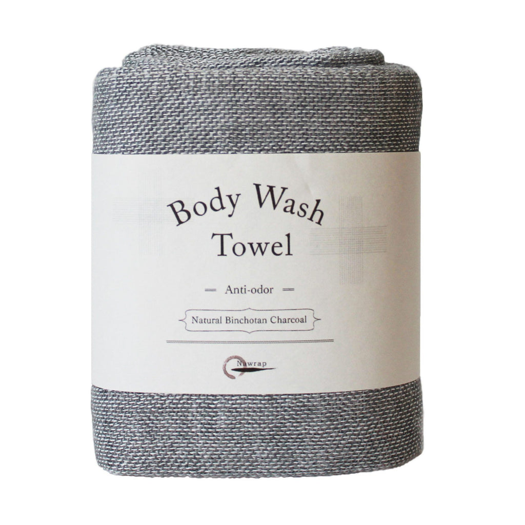 Nawrap Body Wash Towel Towel Nawrap Binchotan Charcoal 