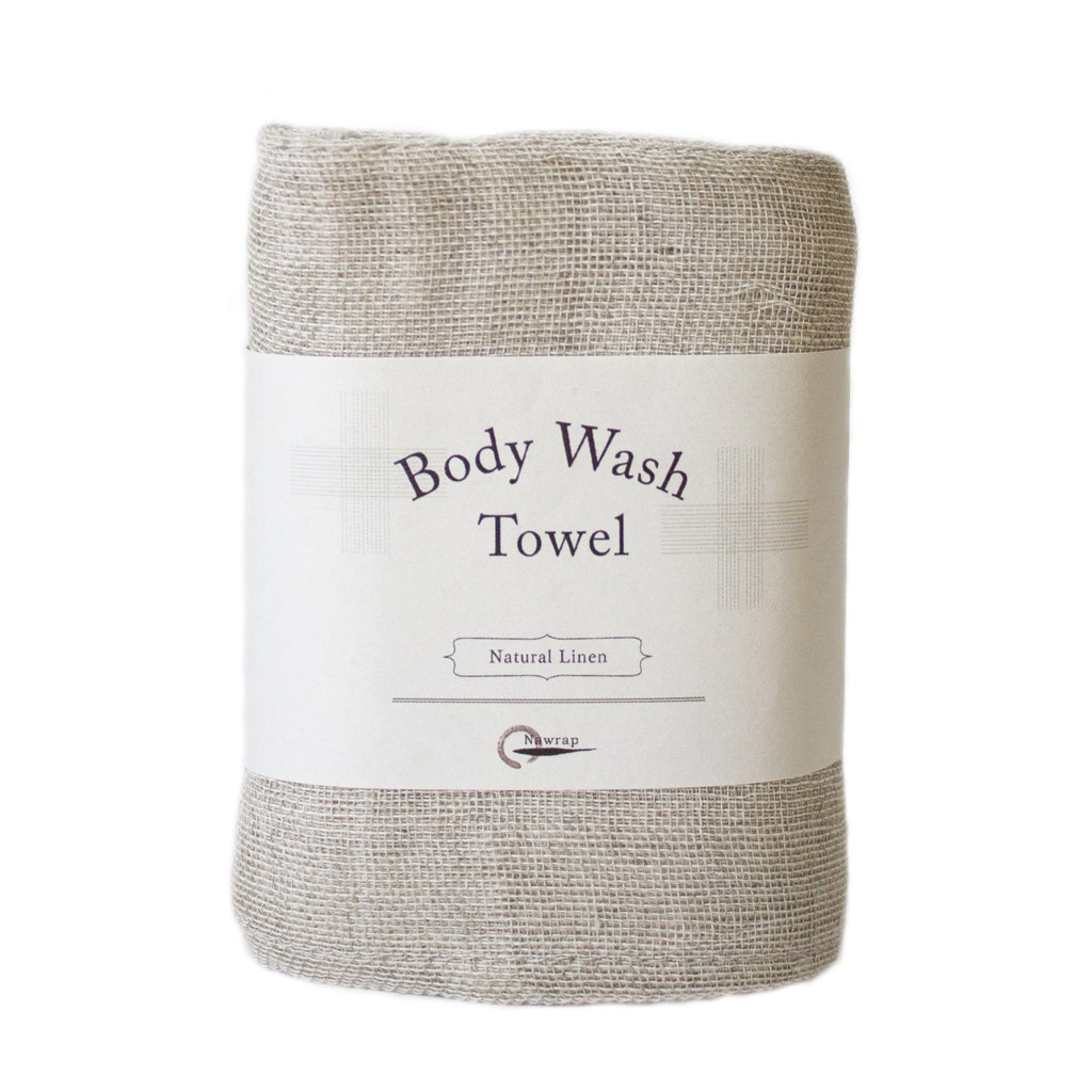 Nawrap Body Wash Towel Towel Nawrap Natural Linen 