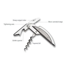 Claude Dozorme Haute Cuisine Corkscrew, Ram Horn Handle Pocket Knife Claude Dozorme 