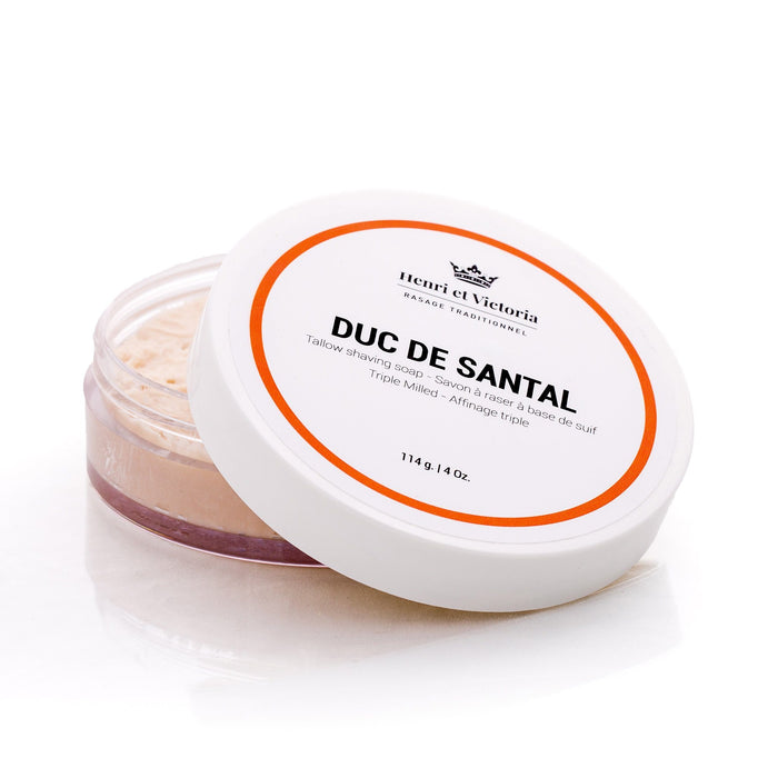 Henri et Victoria Triple Milled Artisan Shaving Soap Shaving Soap Henri et Victoria Duc de Santal 