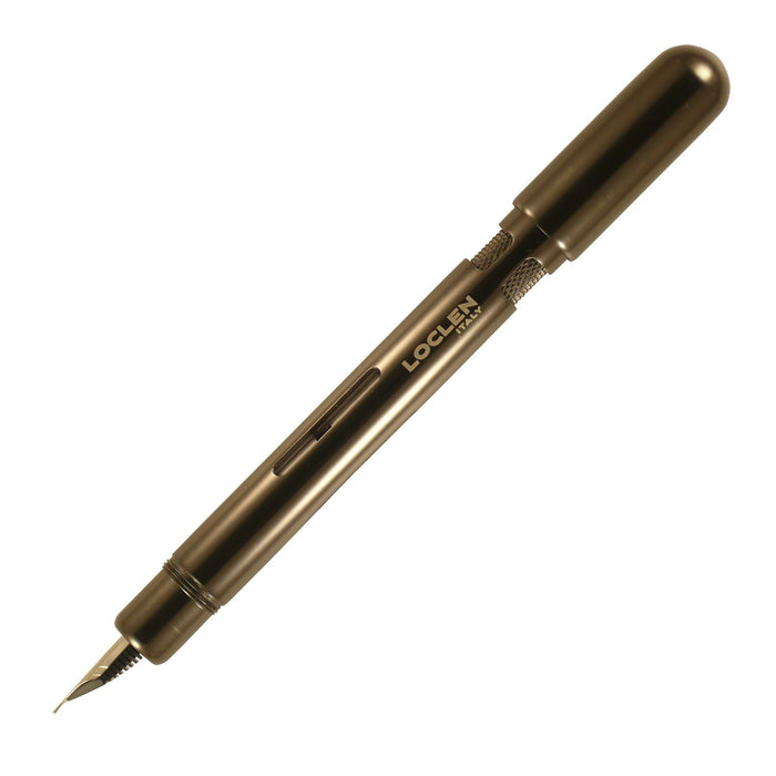 LOCLEN Electa Fountain Pen with Medium Nib Fountain Pen LOCLEN Black 
