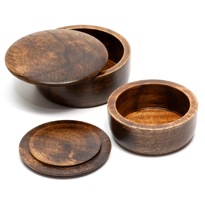 Fendrihan Acacia Wood Shaving Soap Bowl, Large Shaving Bowl Fendrihan 
