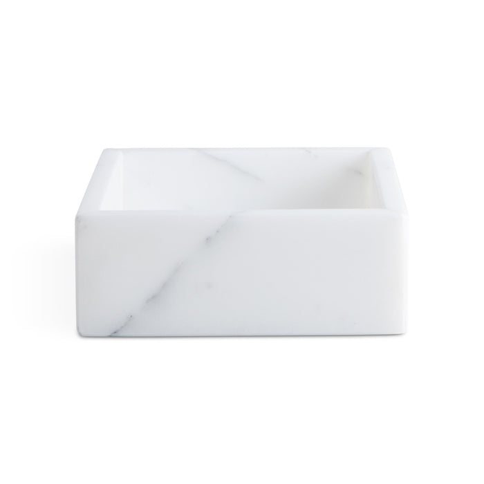 Fiammetta V Square Marble Guest Towel Tray Multipurpose Tray Fiammetta V 