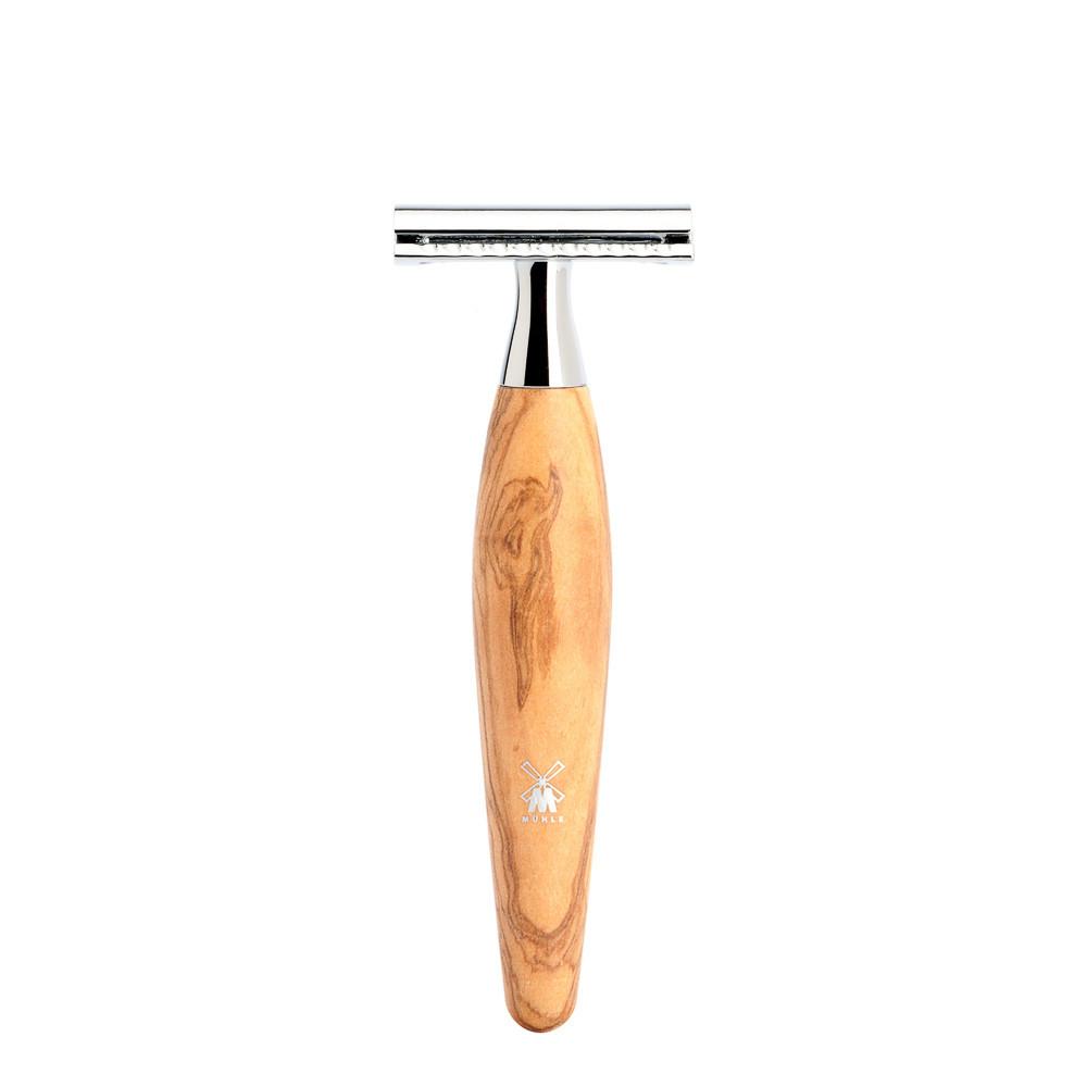 Muhle Kosmo R87 Double-Edge Classic Safety Razor, Olivewood Double Edge Safety Razor Muhle 