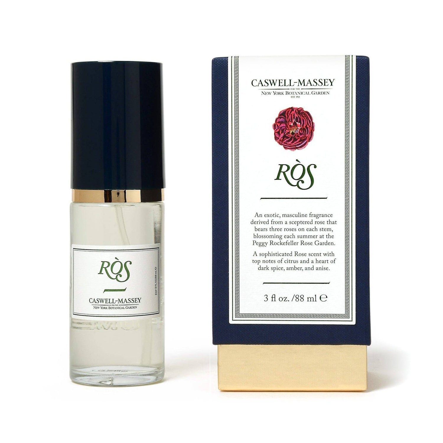 Caswell-Massey RÒS Eau de Parfum Fragrance for Men Caswell-Massey 3 fl oz (88 ml) 