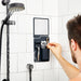 Tooletries The Oliver Anti-Fog Shower Mirror, Charcoal Shaving Mirror Tooletries 